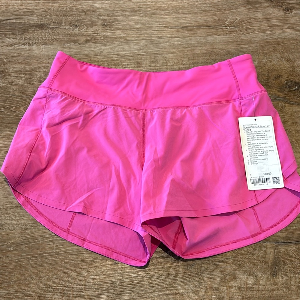 lululemon athletica Pink Athletic Shorts
